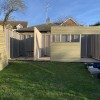 Shed Construction on the Concrete Base