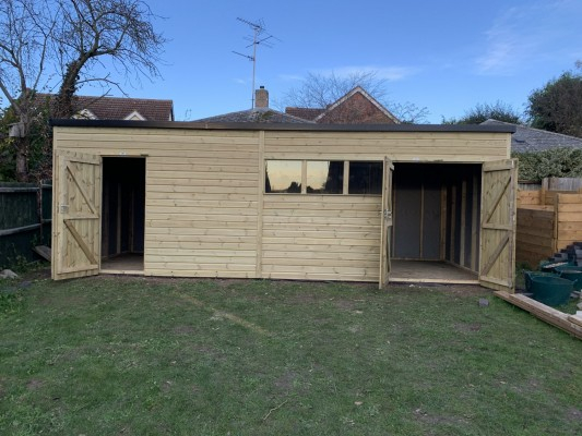 Shed Storage and Workshop Combined