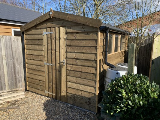 New Garden Shed Up