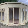 Corner Summerhouse Doors