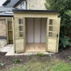 Summerhouse with Open Doors