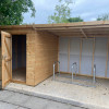 Combined Shed and Bike Shelter Complete