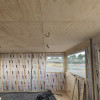 Timber Office Insulation Going In