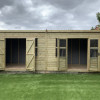 Double French Doors Wide Open
