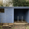 Split Shed with Cycle Racks