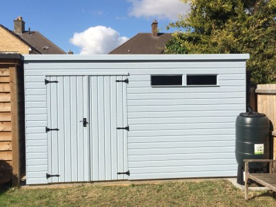 Pent Shed Double Door