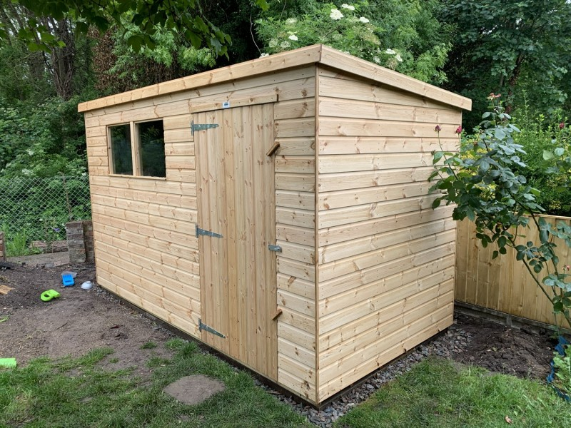 12' x 6' Pent Shed in Cherry Hinton