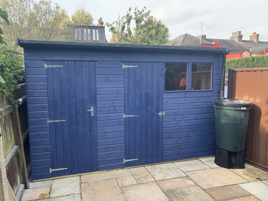 Partitioned Storage and Bike Shed