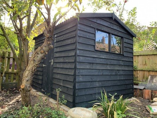 Black Barn Style Shed