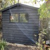 Black Barn Style Shed Windows